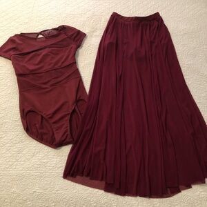 Weissman Balera 2 piece dance wear. Size small adult.